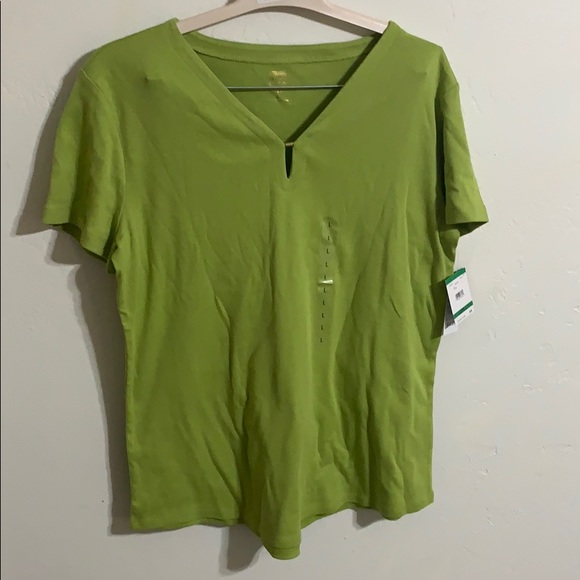 Anne Klein Tops - Anne Klein BNWT green t shirt size large